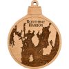 Boothbay Harbor Engraved Nautical Ornament