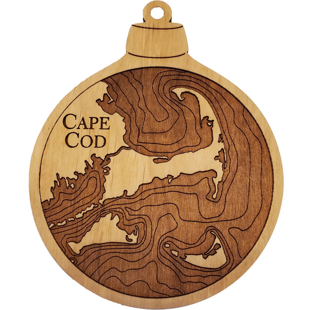 Cape Cod Engraved Nautical Ornament