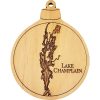 Lake Champlain Engraved Nautical Ornament