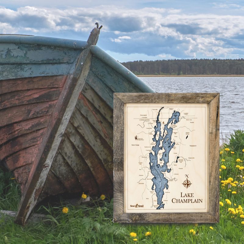 Lake Champlain Wall Art - Sea and Soul Charts