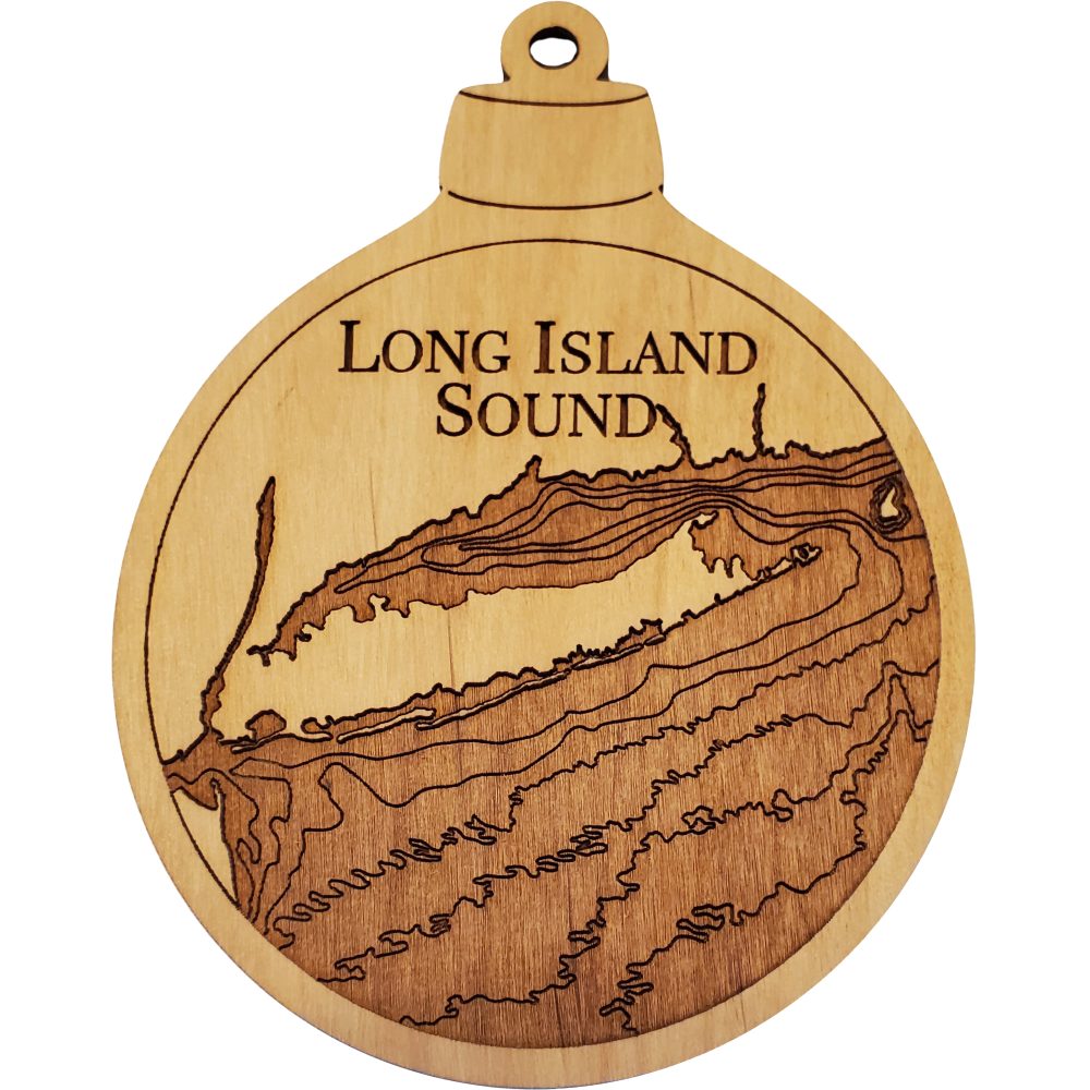 Long Island Sound Engraved Ornament