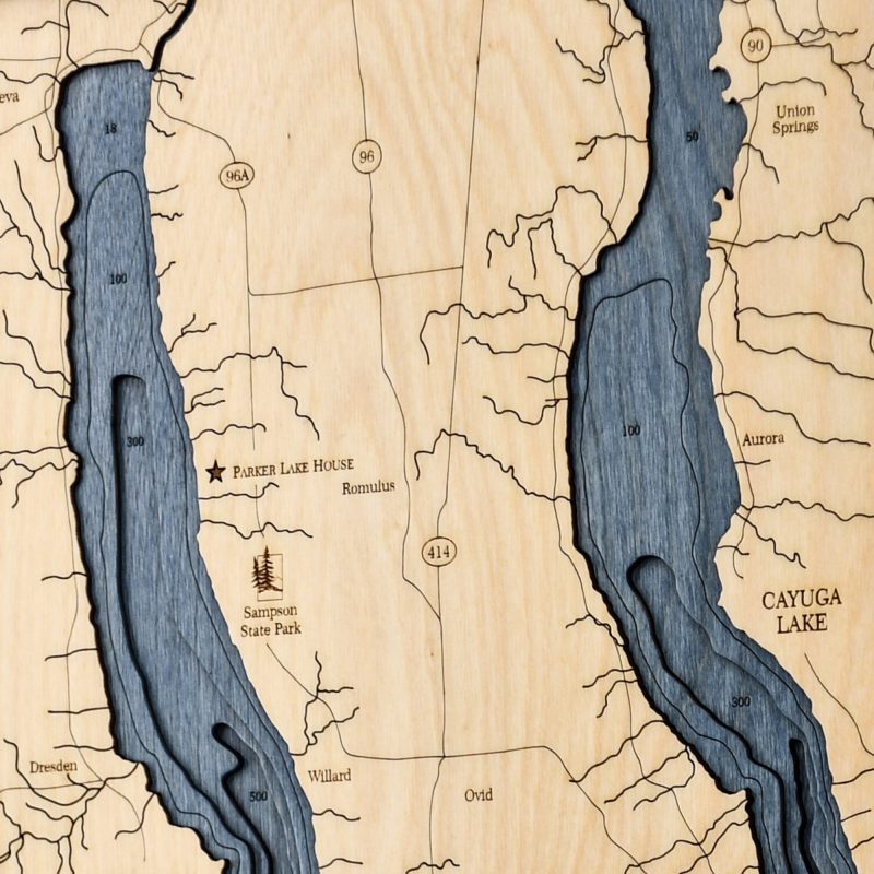 Cayuga Lake Depth Chart