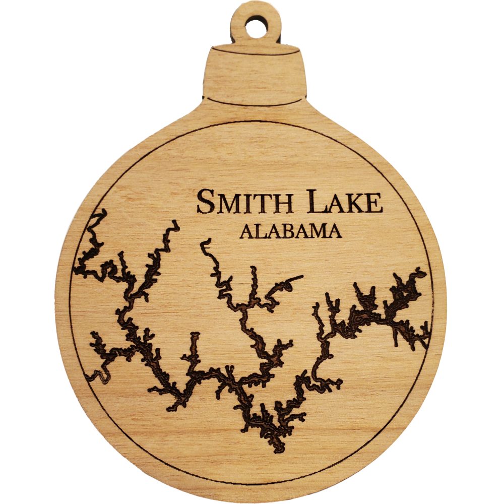 Smith Lake Engraved Nautical Ornament