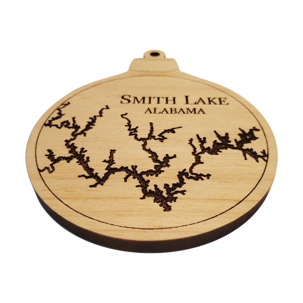 Smith Lake Engraved Nautical Ornament Angle