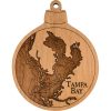 Tampa Bay Engraved Nautical Ornament