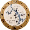 Deep Creek Lake Nautical Clock Americana Accent with Deep Blue Water Product Shot
