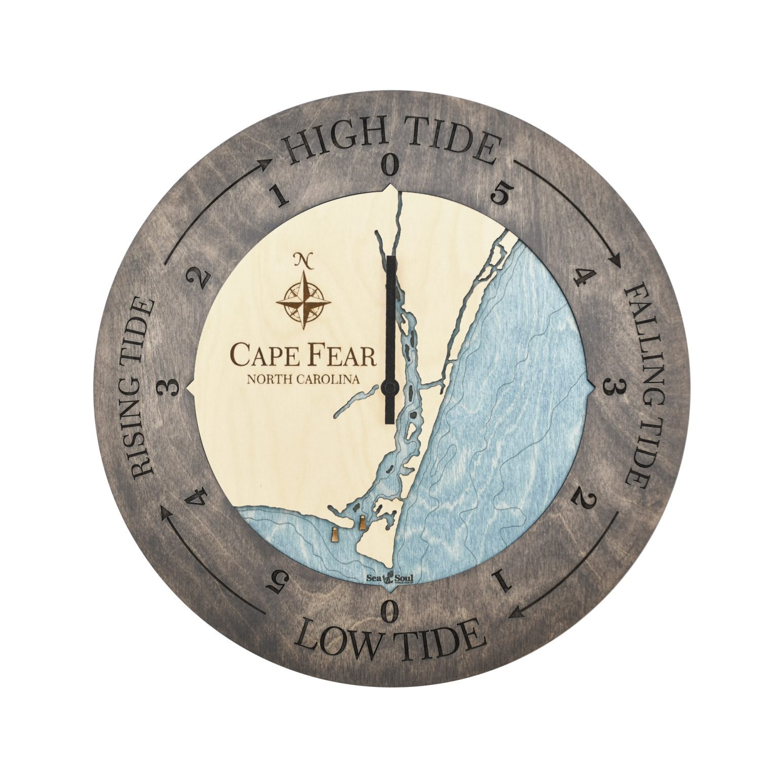 Sea and Soul Charts Cape Fear Tide Clock Sea and Soul Charts