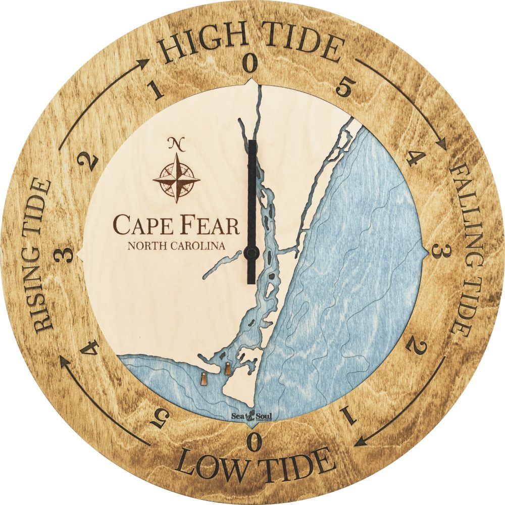 Cape Fear Tide Clock
