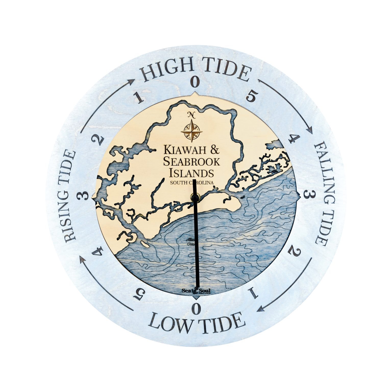 Sea and Soul Charts Kiawah Island Tide Clock | Sea and Soul Charts