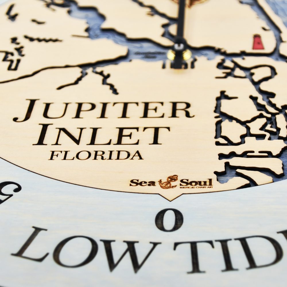 Jupiter Inlet Tide Clock detail