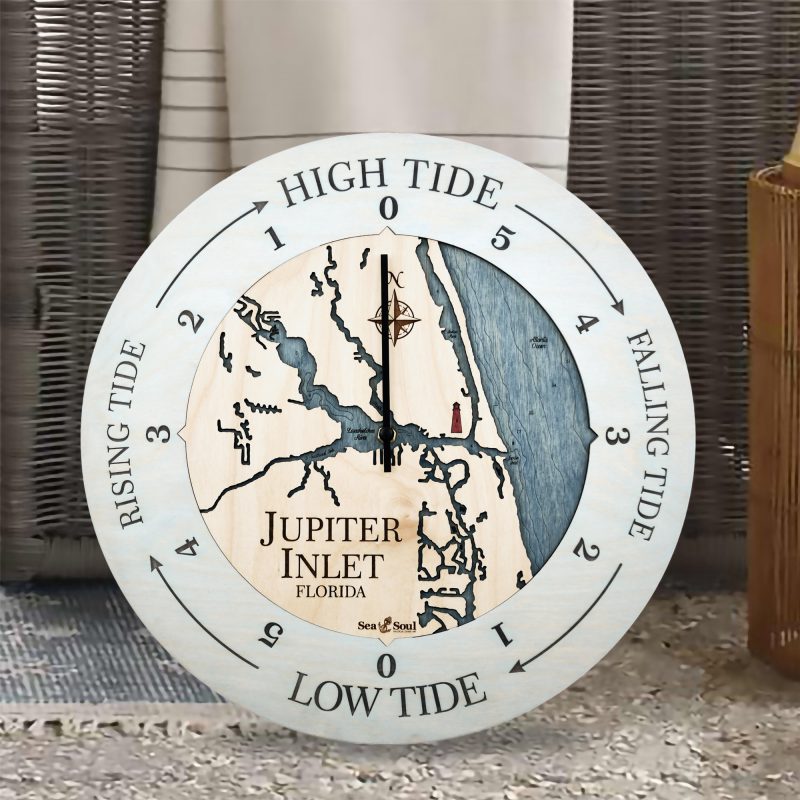 Sea and Soul Charts Jupiter Inlet Tide Clock - Sea and Soul Charts