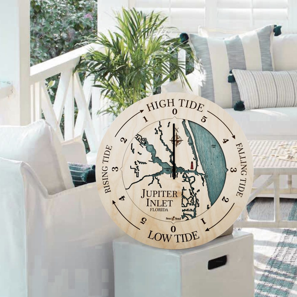 Rich results on Google's SERP when searching Jupiter Inlet Tide Clock