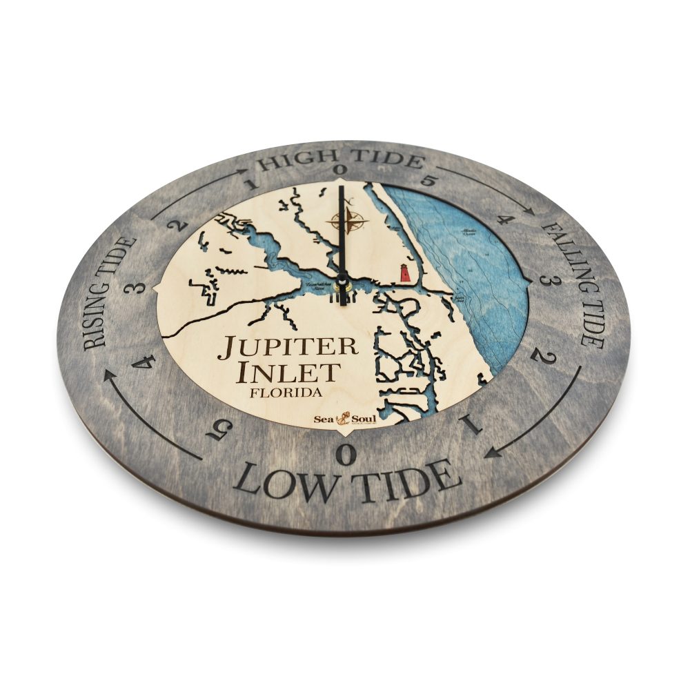 Jupiter Inlet Tide Clock Americana