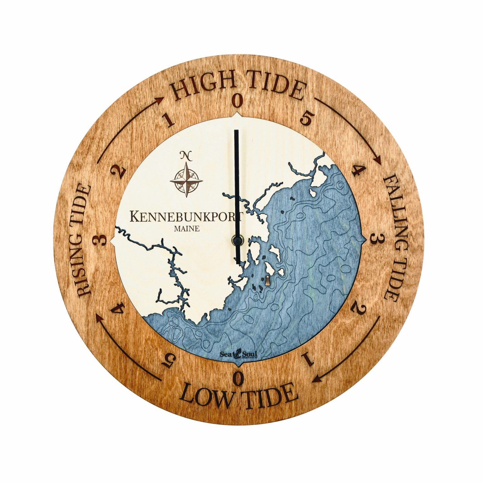 Kennebunkport Maine Tide Clock Sea and Soul Charts