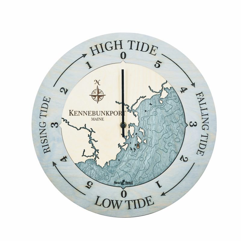 Kennebunkport Maine Tide Clock Sea and Soul Charts