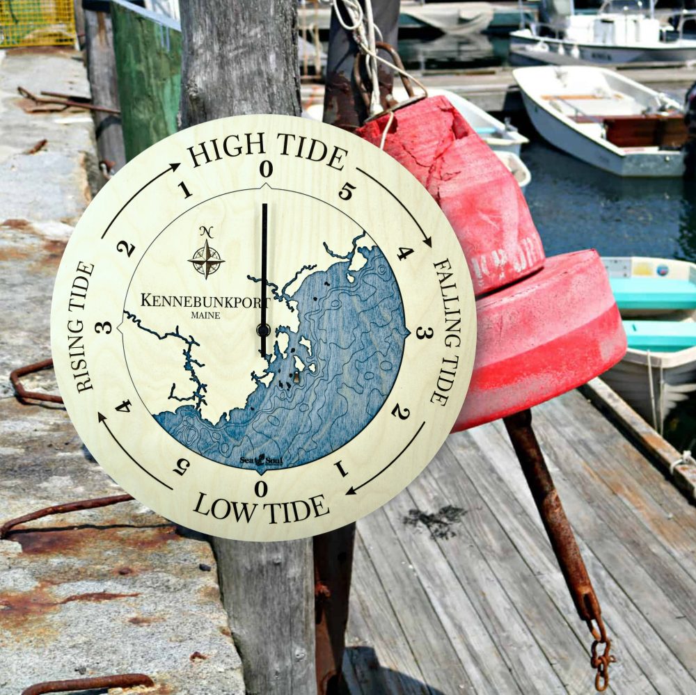 Kennebunkport Maine Tide Clock Sea and Soul Charts