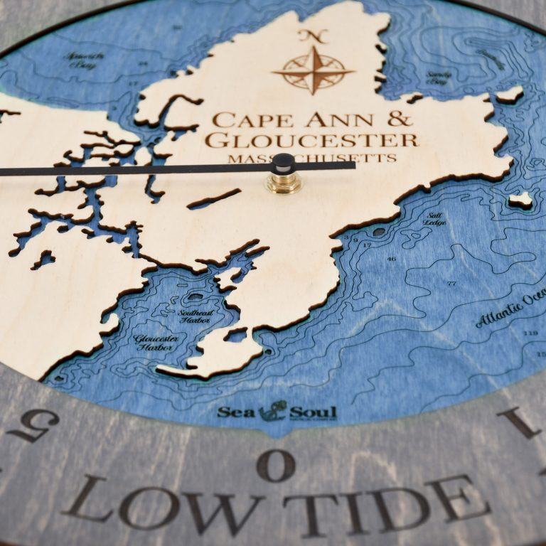 Cape Ann & Gloucester Tide Clock Sea and Soul Charts