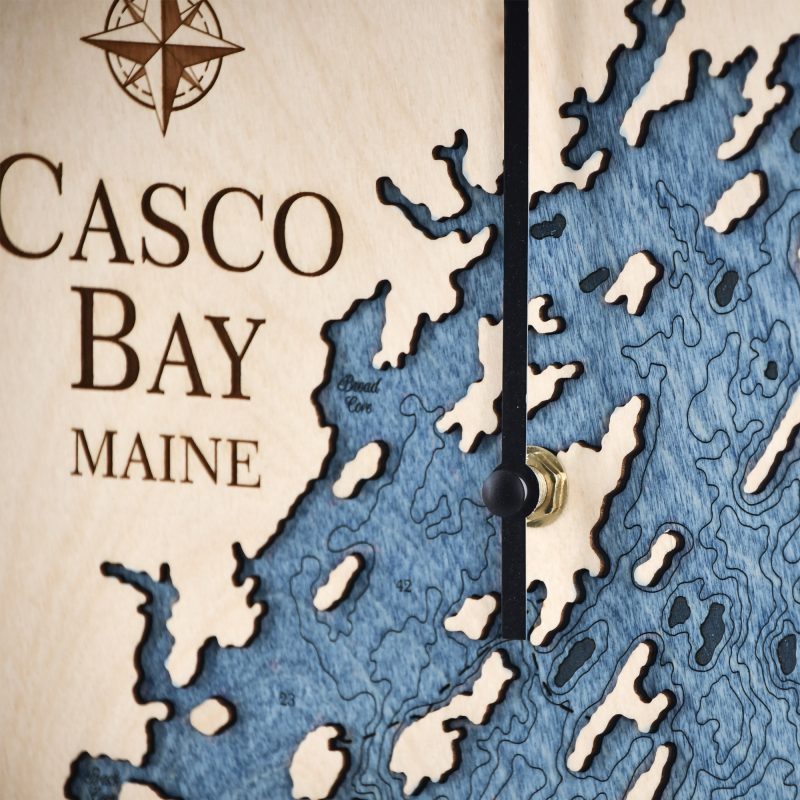 Casco Bay Tide Clock Sea and Soul Charts