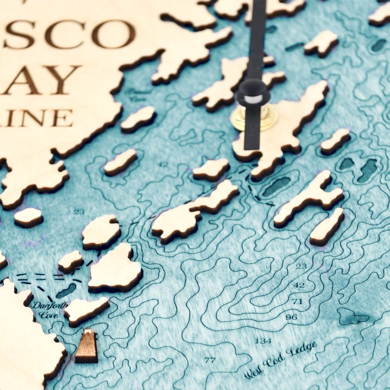 Casco Bay Tide Clock Sea and Soul Charts