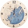 Casco Bay Nautical Clock Birch Accent with Deep Blue Water Product Shot