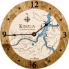 Kinzua Nautical Clock Americana Accent with Blue Green Water Product Shot