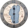 Lake Tahoe Nautical Clock Driftwood Accent with Deep Blue Water Product Shot