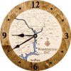 Washington DC Nautical Clock Americana Accent with Deep Blue Water Product Shot