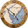 Delaware Bay Nautical Clock Americana Accent with Deep Blue Water Product Shot