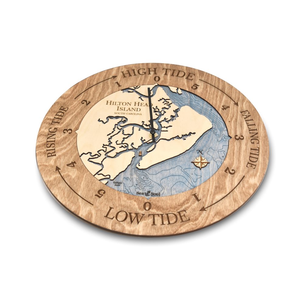 South Carolina Coast Tide Clock - Hilton Head