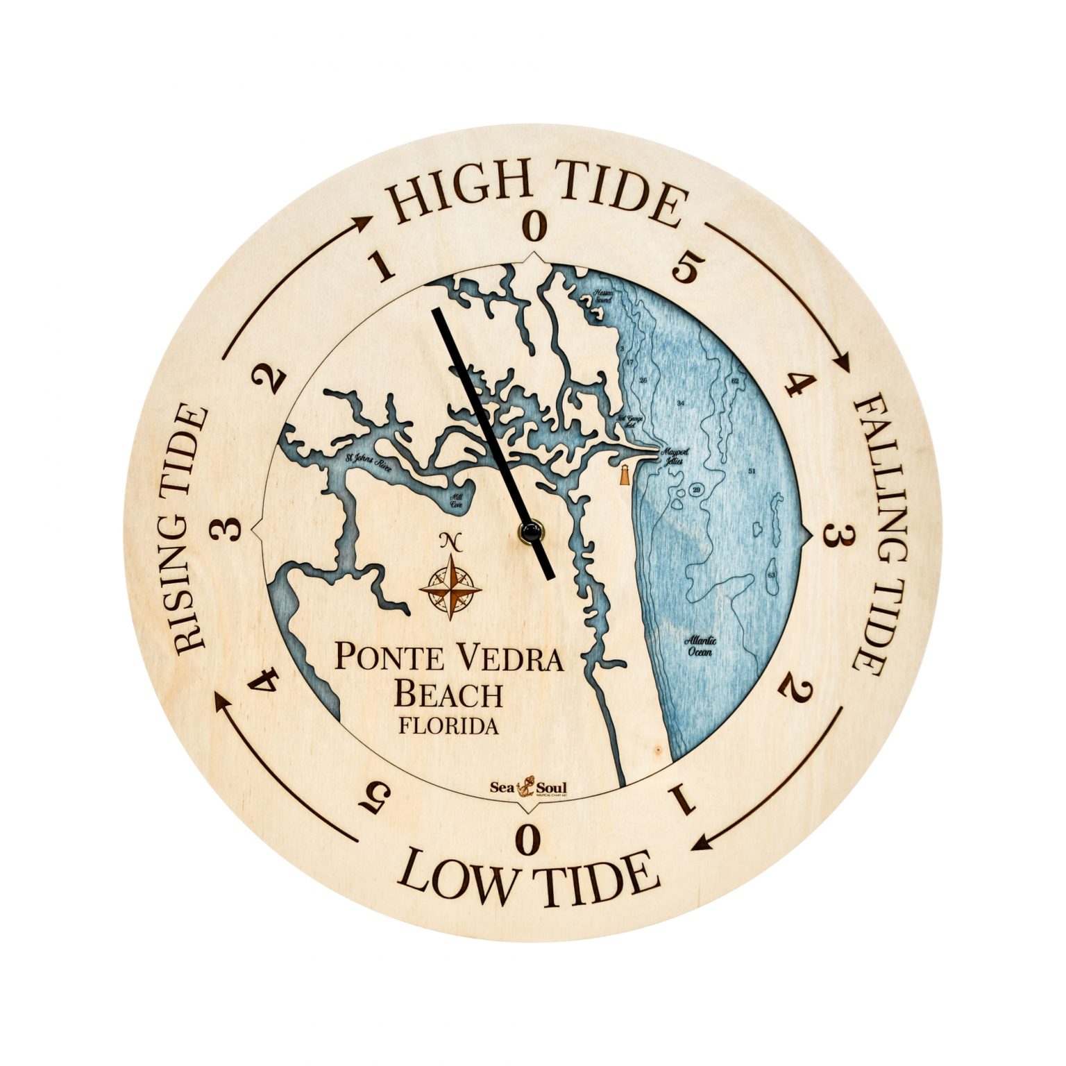 Florida East Coast Tide Clock Sea and Soul Charts