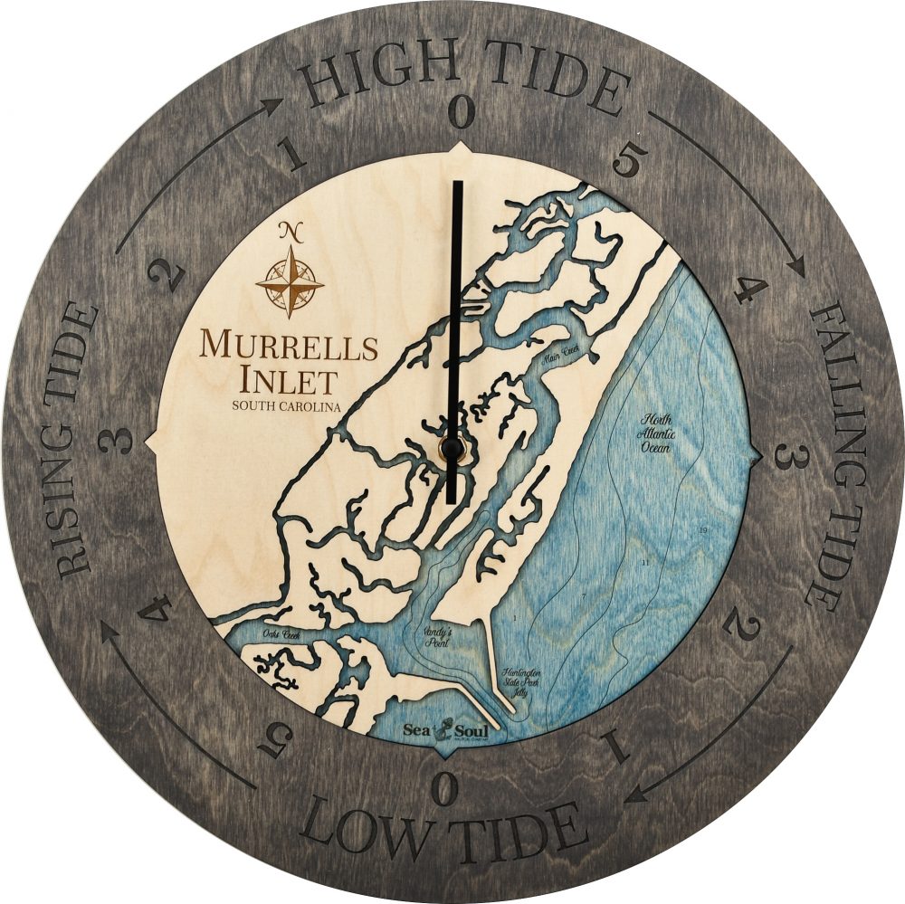 South Carolina Coast Tide Clock - Murrells Inlet