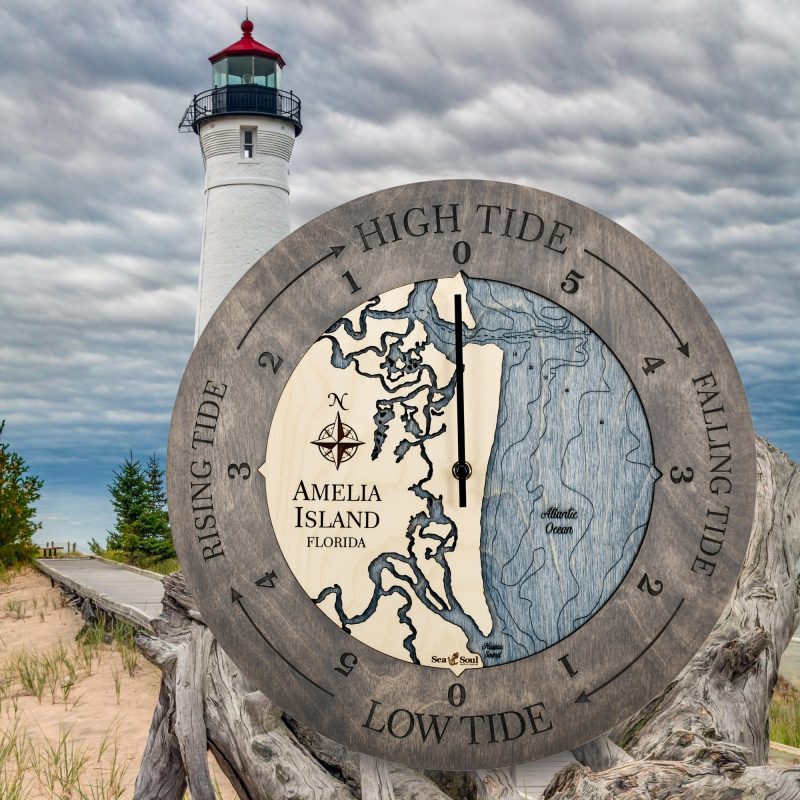 Amelia Island Tide Clock Sea and Soul Charts