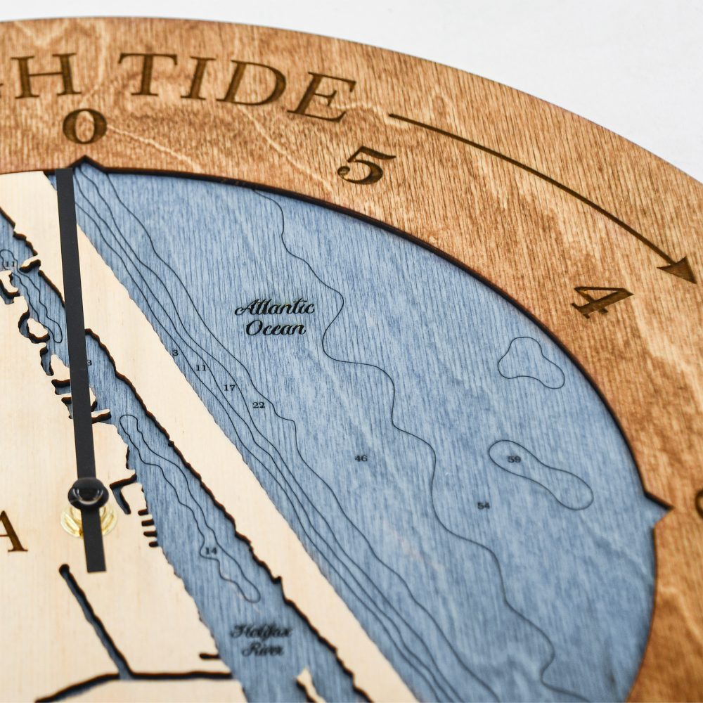 Daytona Beach Tide Clock Americana Accent with Deep Blue Water Detail Shot 1
