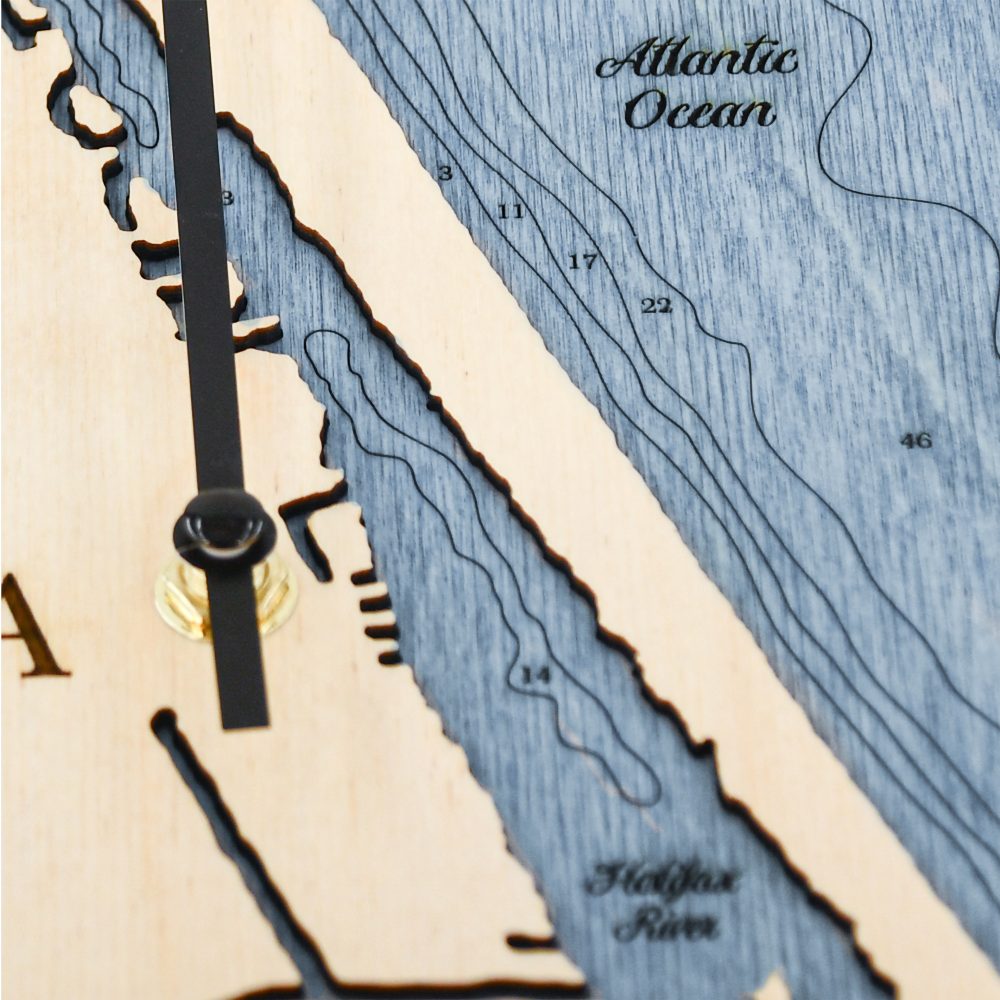 Daytona Beach Tide Clock Americana Accent with Deep Blue Water Detail Shot 4