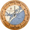 Ocean City Tide Clock Americana Accent with Deep Blue Water Product Shot