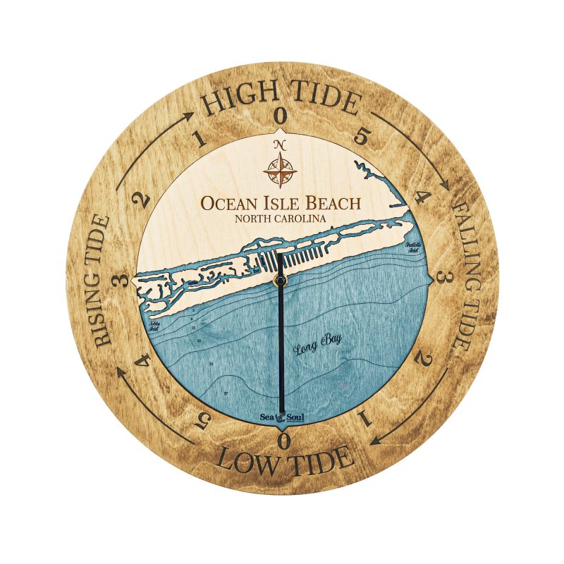 Ocean Isle Beach Tide Clock Sea and Soul Charts