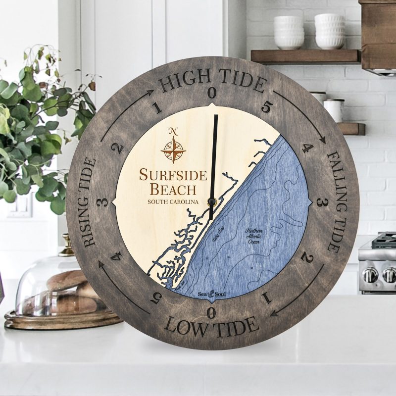 Surfside Beach Tide Clock Sea and Soul Charts