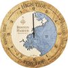 Boston Harbor Tide Clock Honey Accent with Deep Blue Water Product Shot
