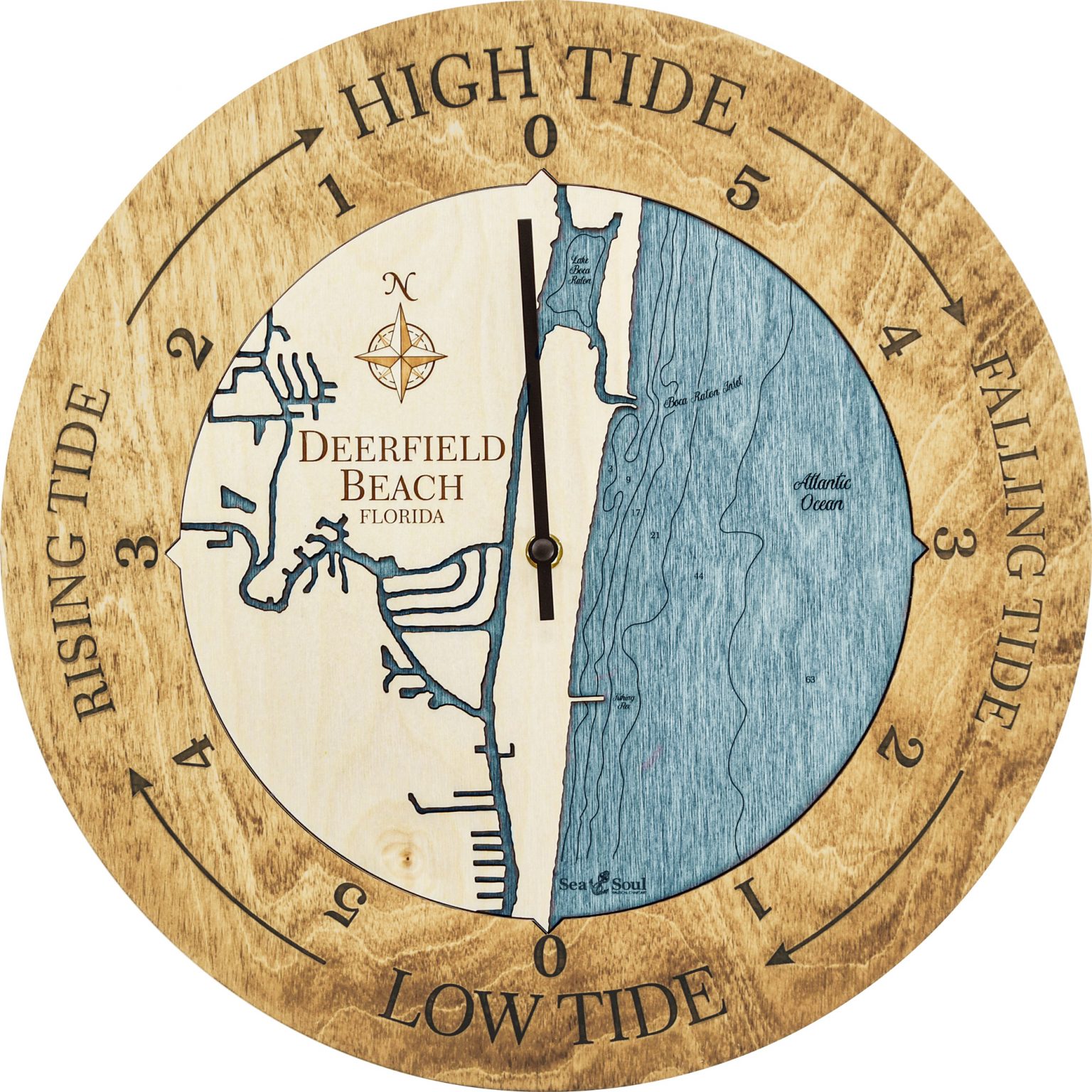 Deerfield Beach Tide Clock Sea and Soul Charts