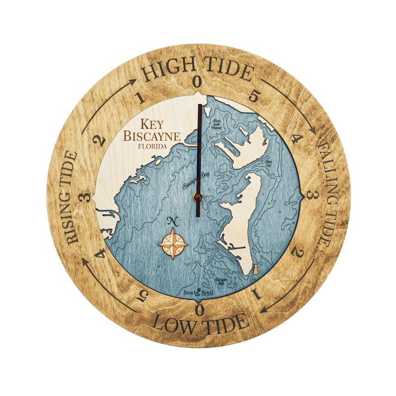 Key Biscayne Tide Clock Sea and Soul Charts