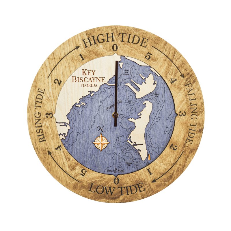 Key Biscayne Tide Clock Sea and Soul Charts