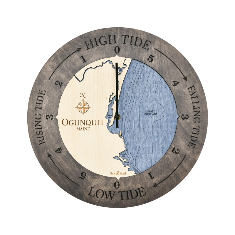 Ogunquit Maine Tide Clock Sea and Soul Charts