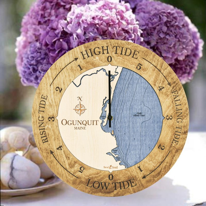 Ogunquit Maine Tide Clock Sea and Soul Charts