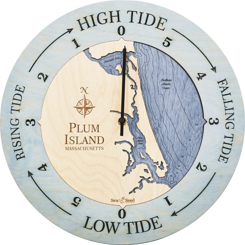 Plum Island Tide Clock Sea and Soul Charts