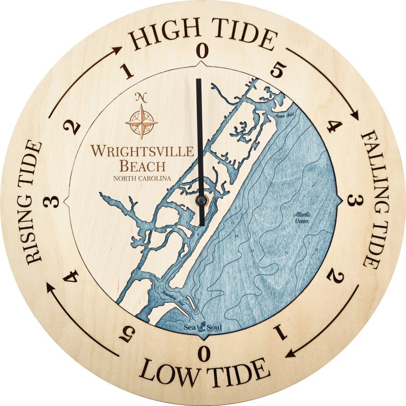 Wrightsville Beach Tide Clock Sea and Soul Charts