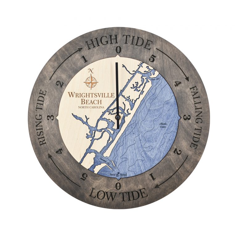 Wrightsville Beach Tide Clock Sea and Soul Charts