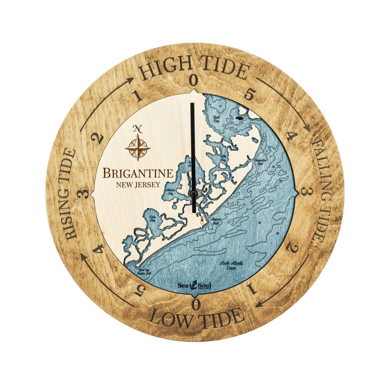 Brigantine New Jersey Tide Clock Sea and Soul Charts