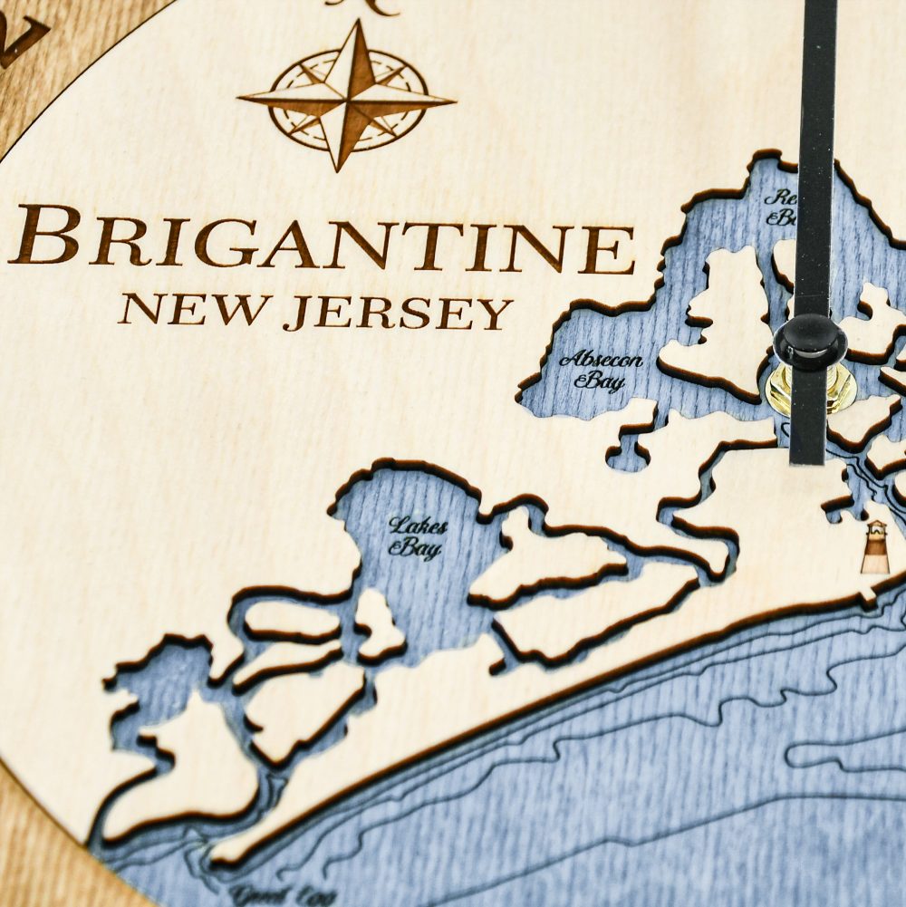 Brigantine New Jersey Tide Clock Sea and Soul Charts