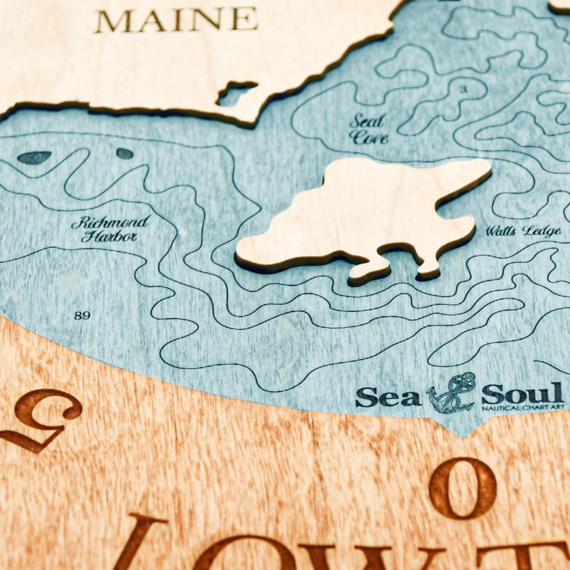 Cape Elizabeth Tide Clock Sea and Soul Charts