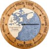 Portsmouth Harbor Tide Clock Americana Accent with Deep Blue Water Product Shot